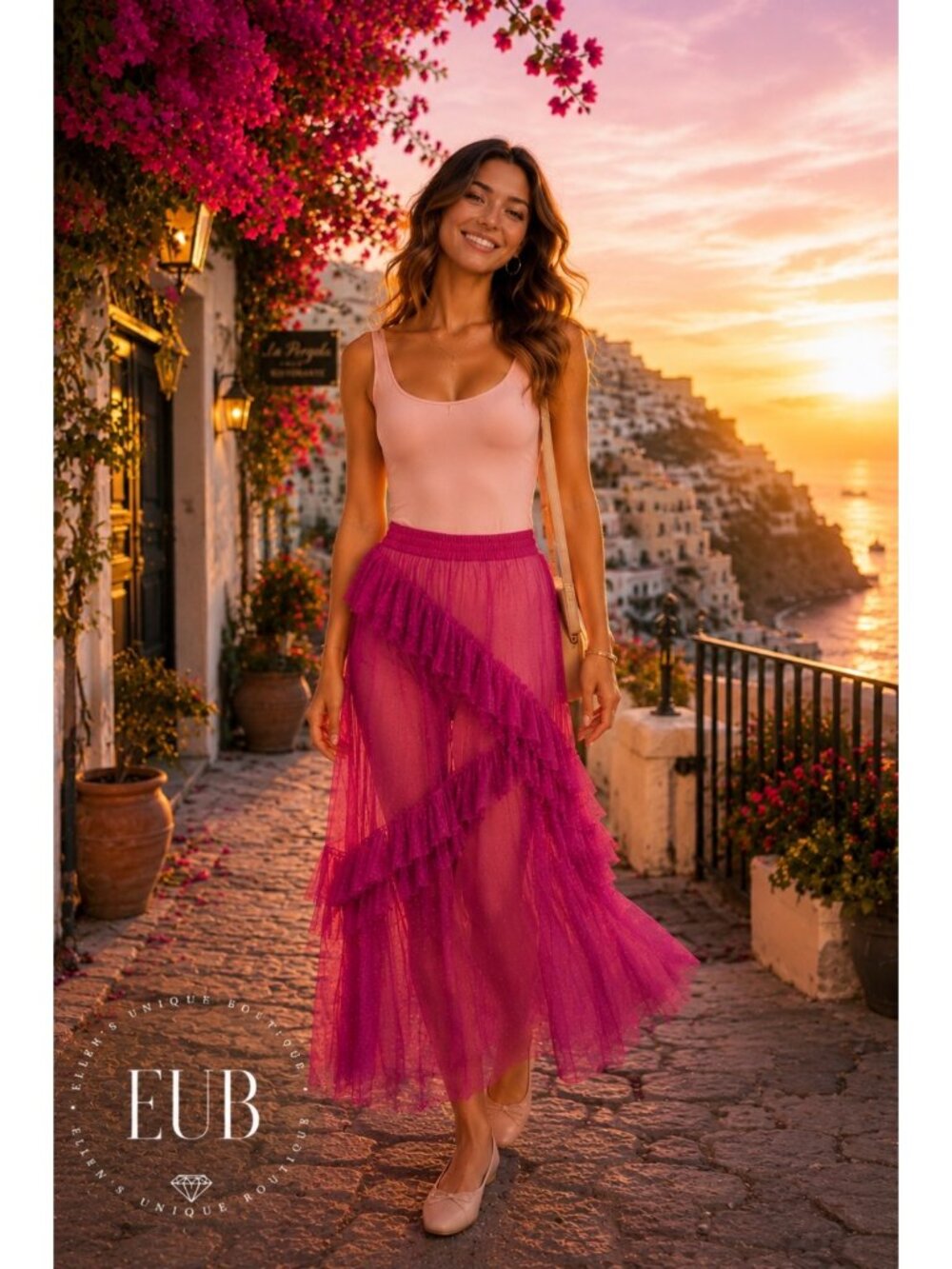 Free People Strike a Pose Half Slip Ruffle Sheer Mesh Skirt Size Extra Small New